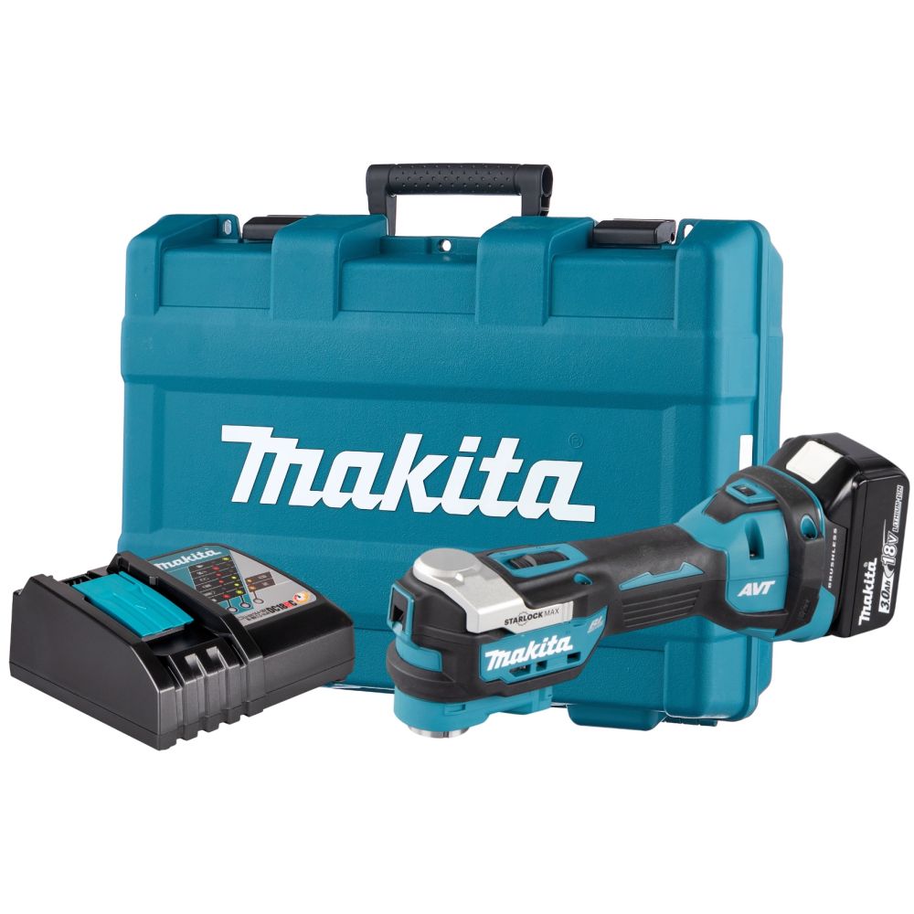 Аккумуляторный реноватор Makita DTM52SFK, 18 В, 20000 кол/мин, с АКБ 3 Ач и ЗУ, в кейсе