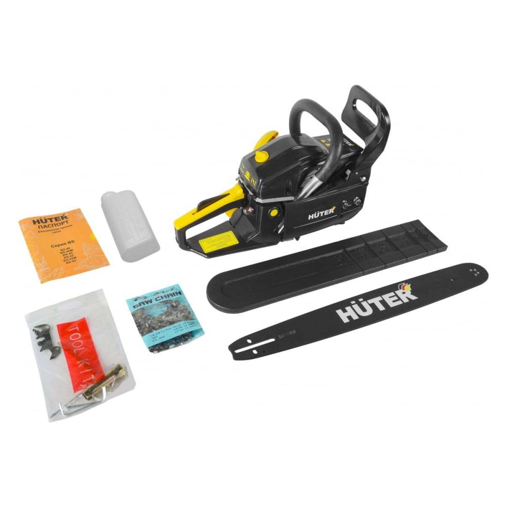 Бензопила HUTER BS-45М, 2300 Вт, 40 см,  3.1 л.с, 45 см³, 70/6/4