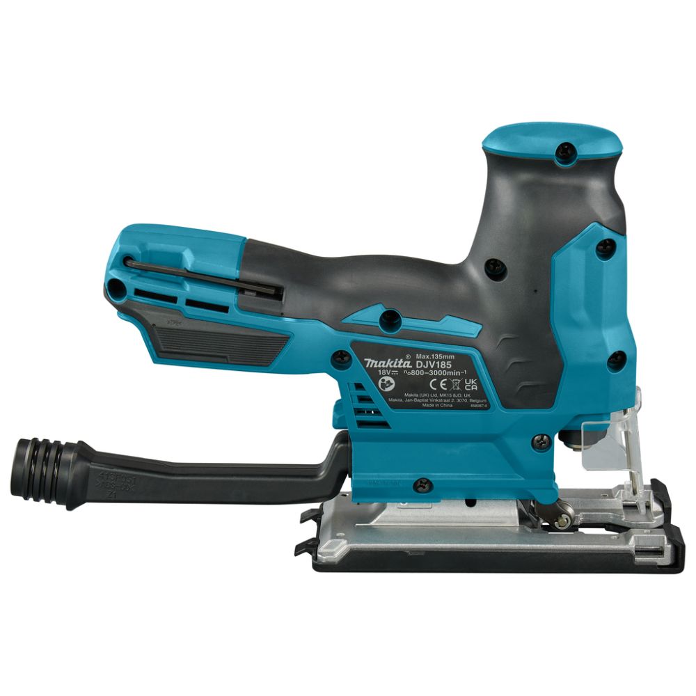 Аккумуляторный лобзик Makita DJV185Z, 18 В, 3000 ход/мин, 23 мм, без АКБ и ЗУ