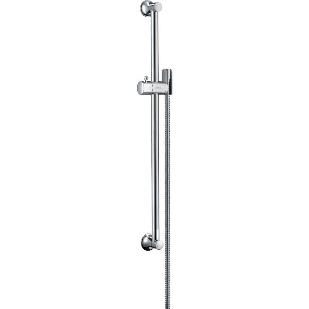 Душевая штанга hansgrohe Unica Classic 65 см со шлангом 27617000, хром