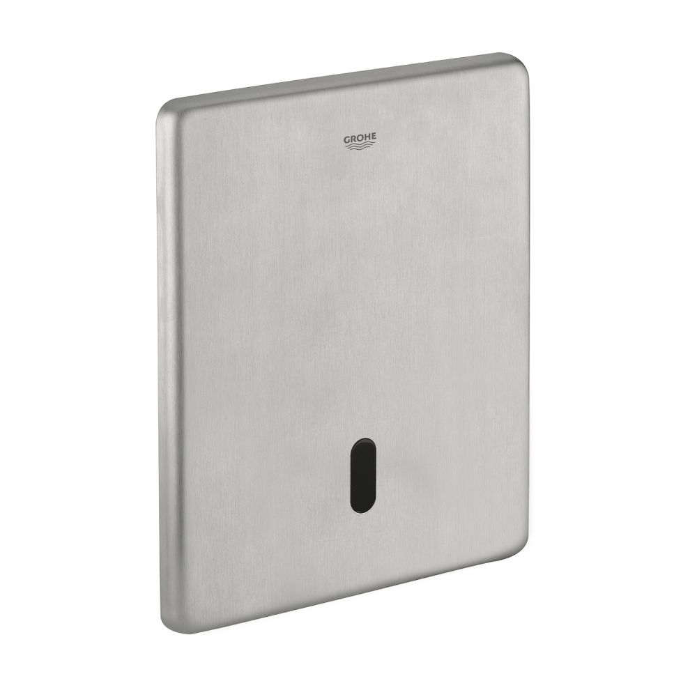 Панель смыва для унитаза GROHE Tectron Skate инфракрасная, 1 режим, суперсталь (38393SD1)