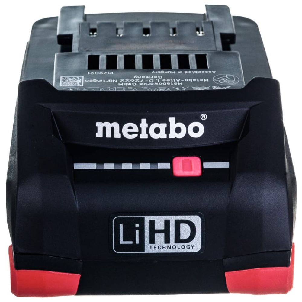Аккумулятор Metabo LiHD, Li-Ion, 18 В, 4 Ач (625367000)