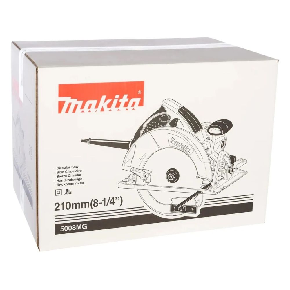 Пила циркулярная Makita 5008MG, 1800 Вт, 210 мм, 5200 об/мин