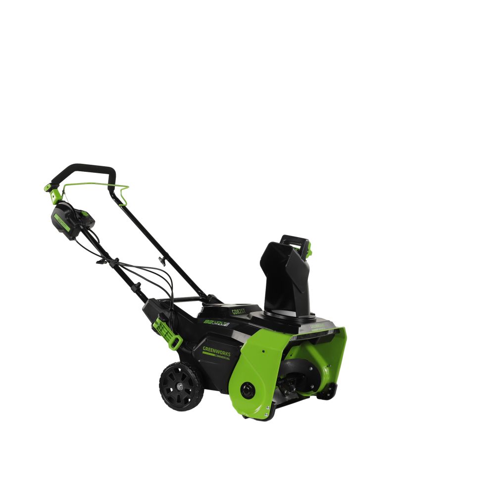 Снегоуборщик аккумуляторный Greenworks GD82ST, 82 В, 56 см (2602507UB)