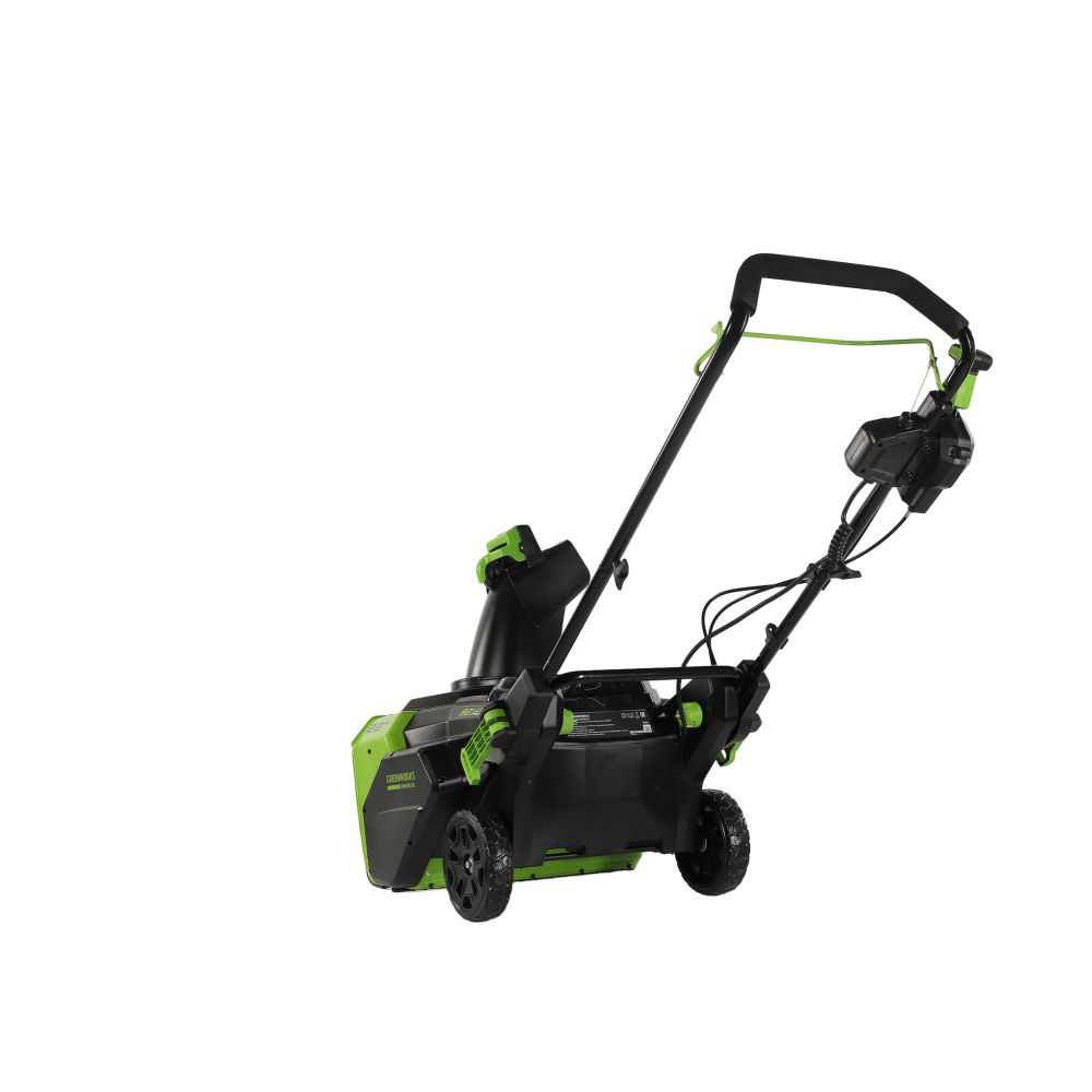 Снегоуборщик аккумуляторный Greenworks GD82ST, 82 В, 56 см (2602507UB)
