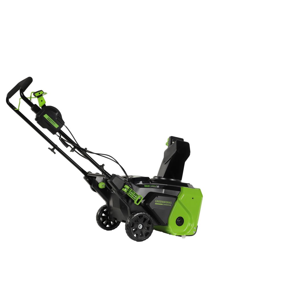 Снегоуборщик аккумуляторный Greenworks GD82ST, 82 В, 56 см (2602507UB)