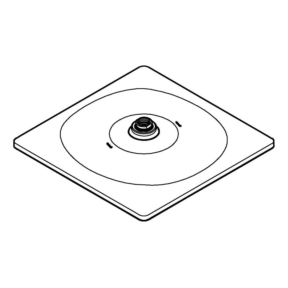 Верхний душ GROHE Rainshower Mono 310 Cube, 9,5 л/мин, 1 режим, хром (26568000)