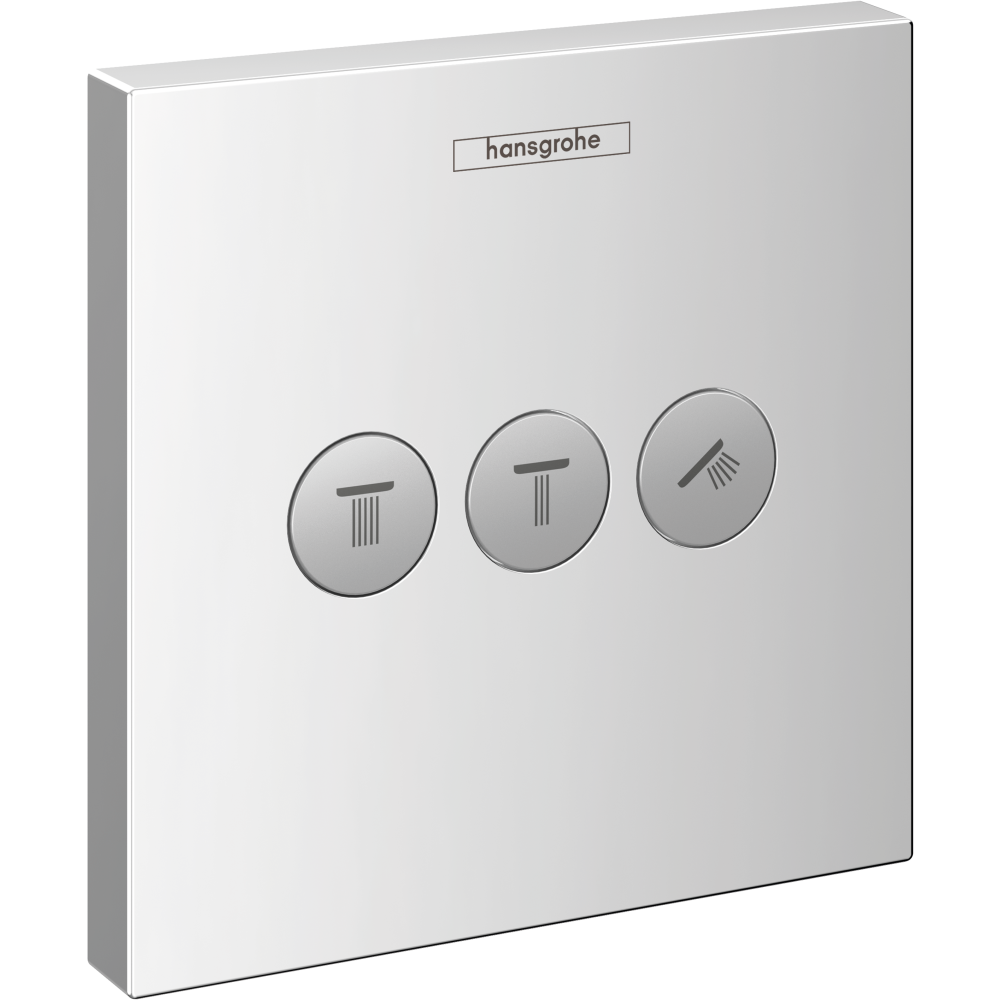 Переключатель потоков для душа hansgrohe ShowerSelect на 3 потребителя 15764000, хром