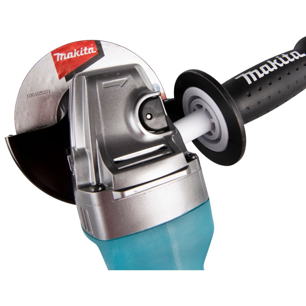 Аккумуляторная угловая шлифмашина Makita GA013GU101, 40 В, 125 мм, 8500 об/мин, с АКБ 4 Ач и ЗУ, в кейсе MakPac