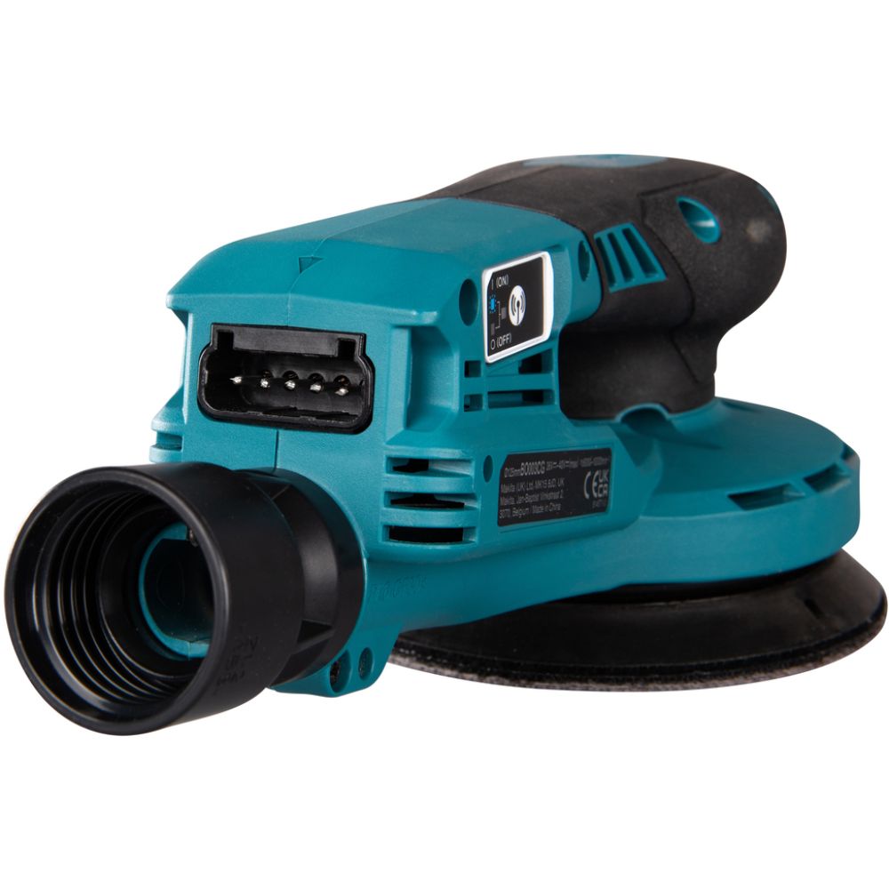 Аккумуляторная эксцентриковая шлифмашина Makita BO003CGZ, 40 В, 125 мм, 10000 кол/мин, с выносной батареей, без АКБ и ЗУ