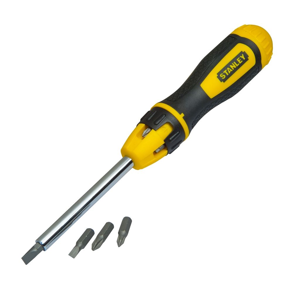 Отвертка Multibit Stubby с 10 сменными насадками STANLEY 0-68-011