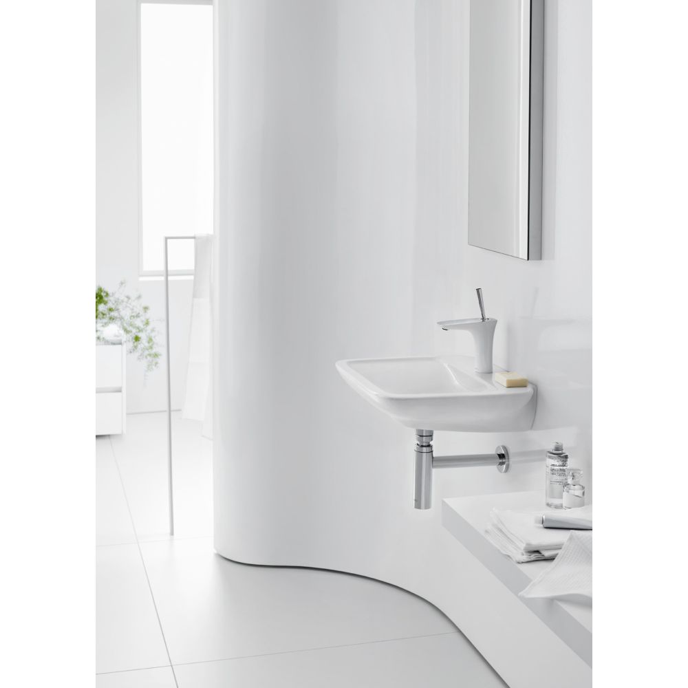 Смеситель для раковины hansgrohe PuraVida 110 15070400, белый/хром