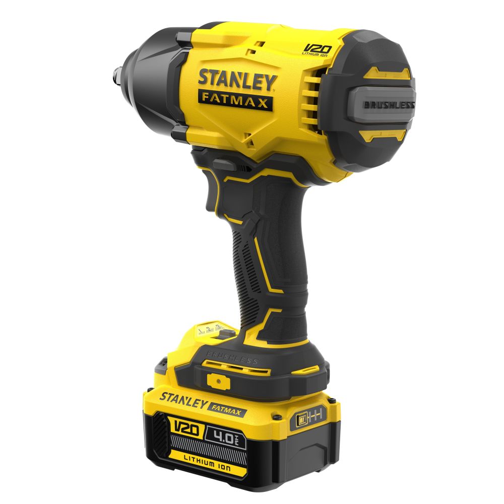 Аккумуляторный гайковерт STANLEY SFMCF940M1, 950 Нм, 2600 уд/мин, с АКБ 4 Ач и ЗУ, в сумке (SFMCF940M1-QW)