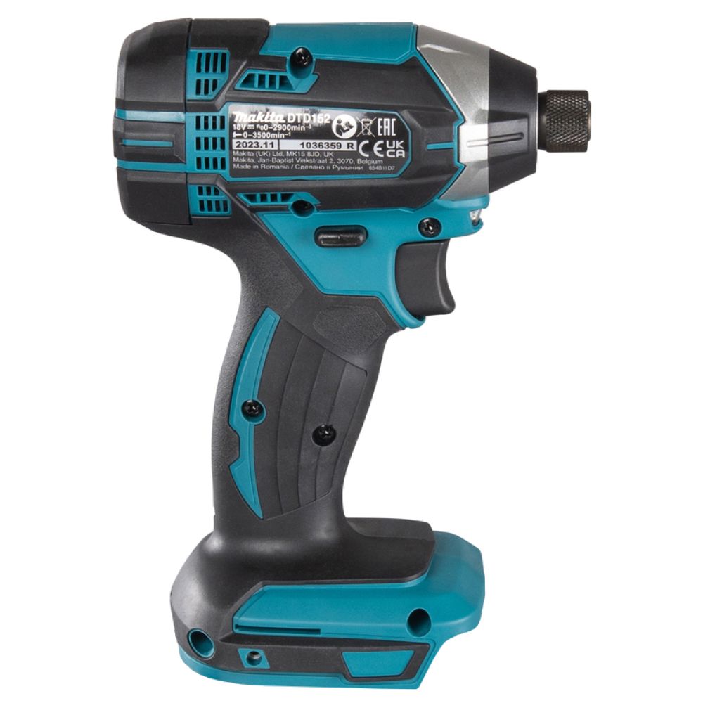 Аккумуляторный набор Makita, 18 В: перфоратор DHR202 + шуруповерт DTD152, с АКБ 3 Ач и ЗУ, в кейсе