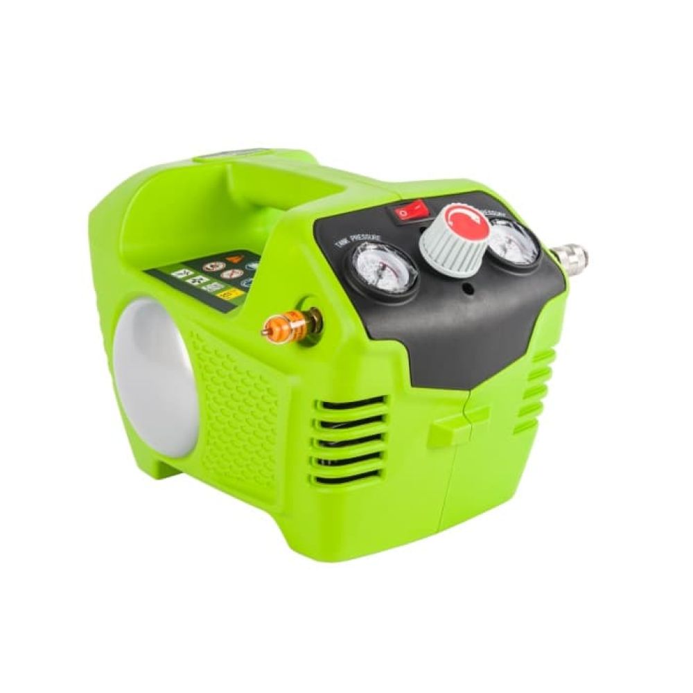 Аккумуляторный компрессор Greenworks, 24 В, 8 бар, без АКБ и ЗУ, 4100302