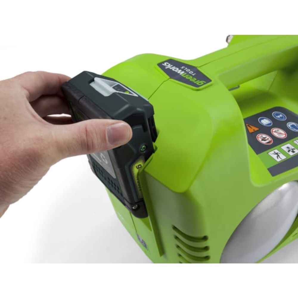 Аккумуляторный компрессор Greenworks, 24 В, 8 бар, без АКБ и ЗУ, 4100302