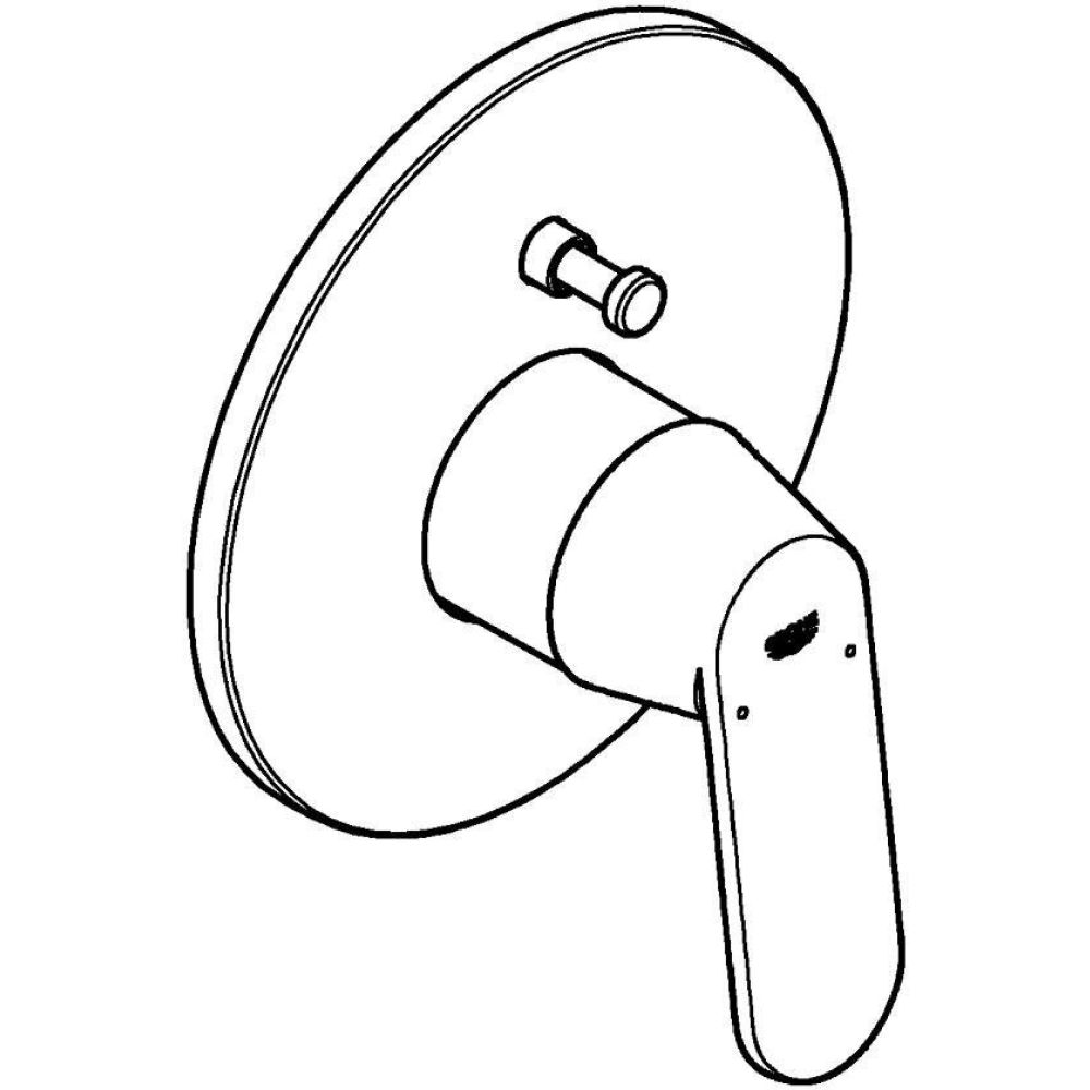 Смеситель для ванны GROHE Eurosmart Cosmopolitan с монтажной частью, хром (32879000)