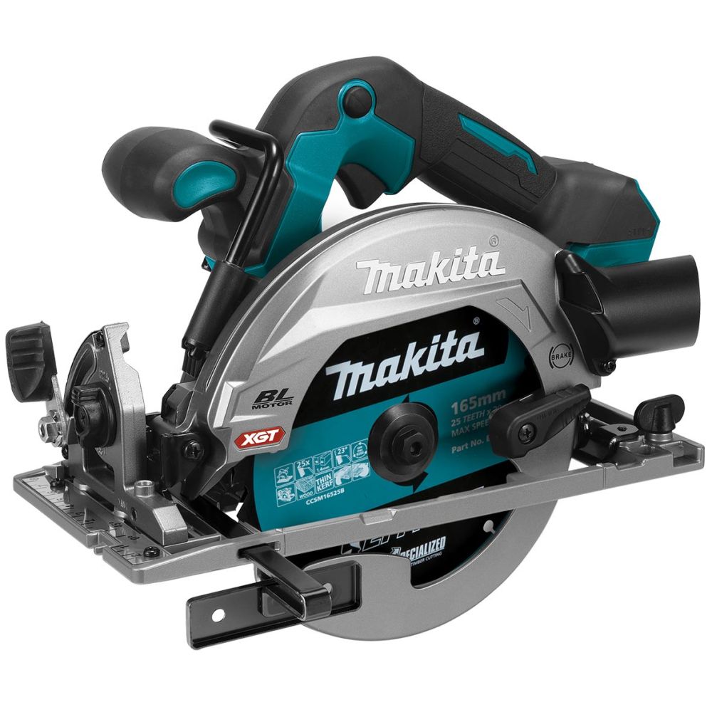 Аккумуляторная дисковая пила Makita HS012GZ, XGT 40 В, 165 мм, 5200 об/мин, без АКБ и ЗУ