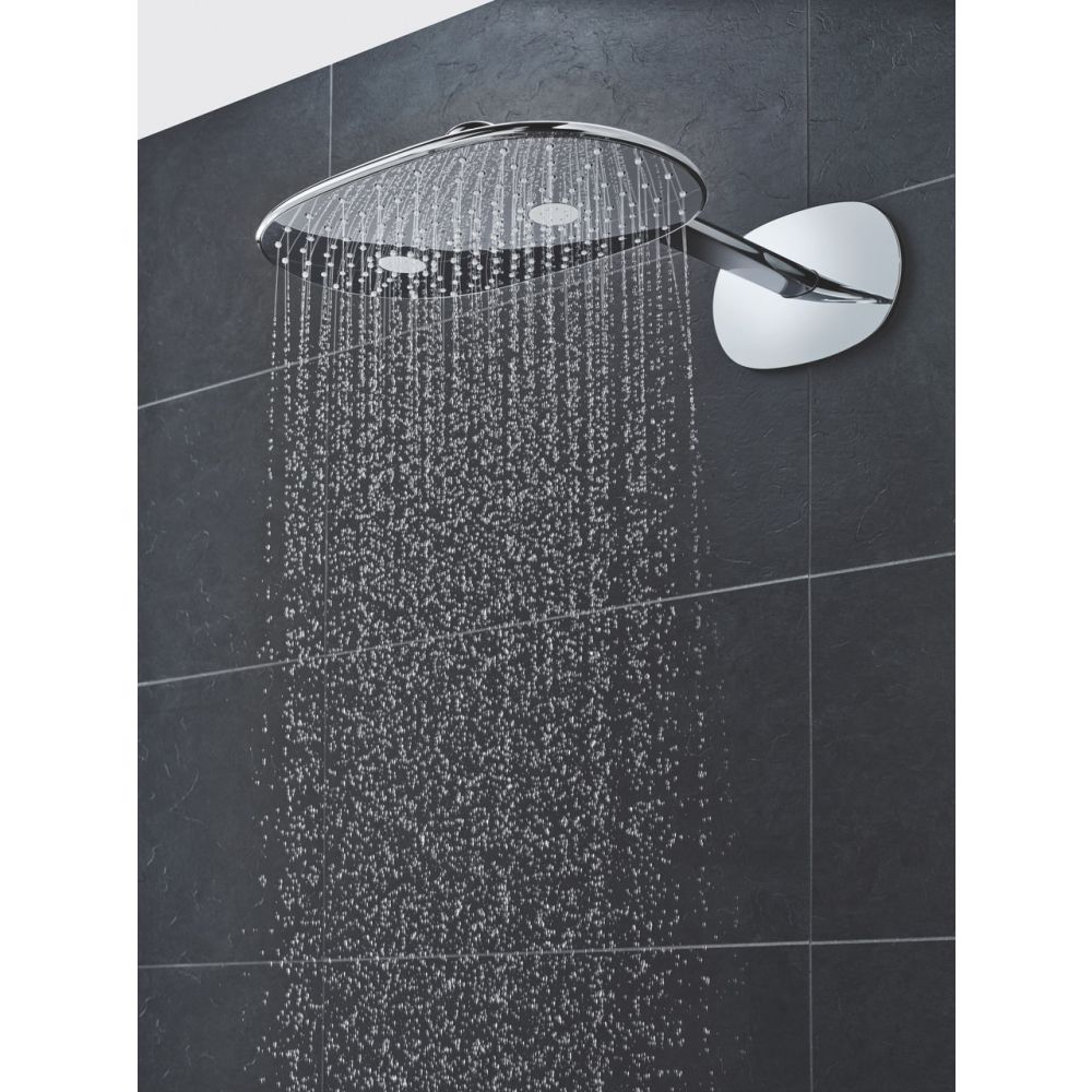 Верхний душ GROHE Rainshower 360 MONO с душевым кронштейном, 1 режим, 450 мм, хром (26450000)