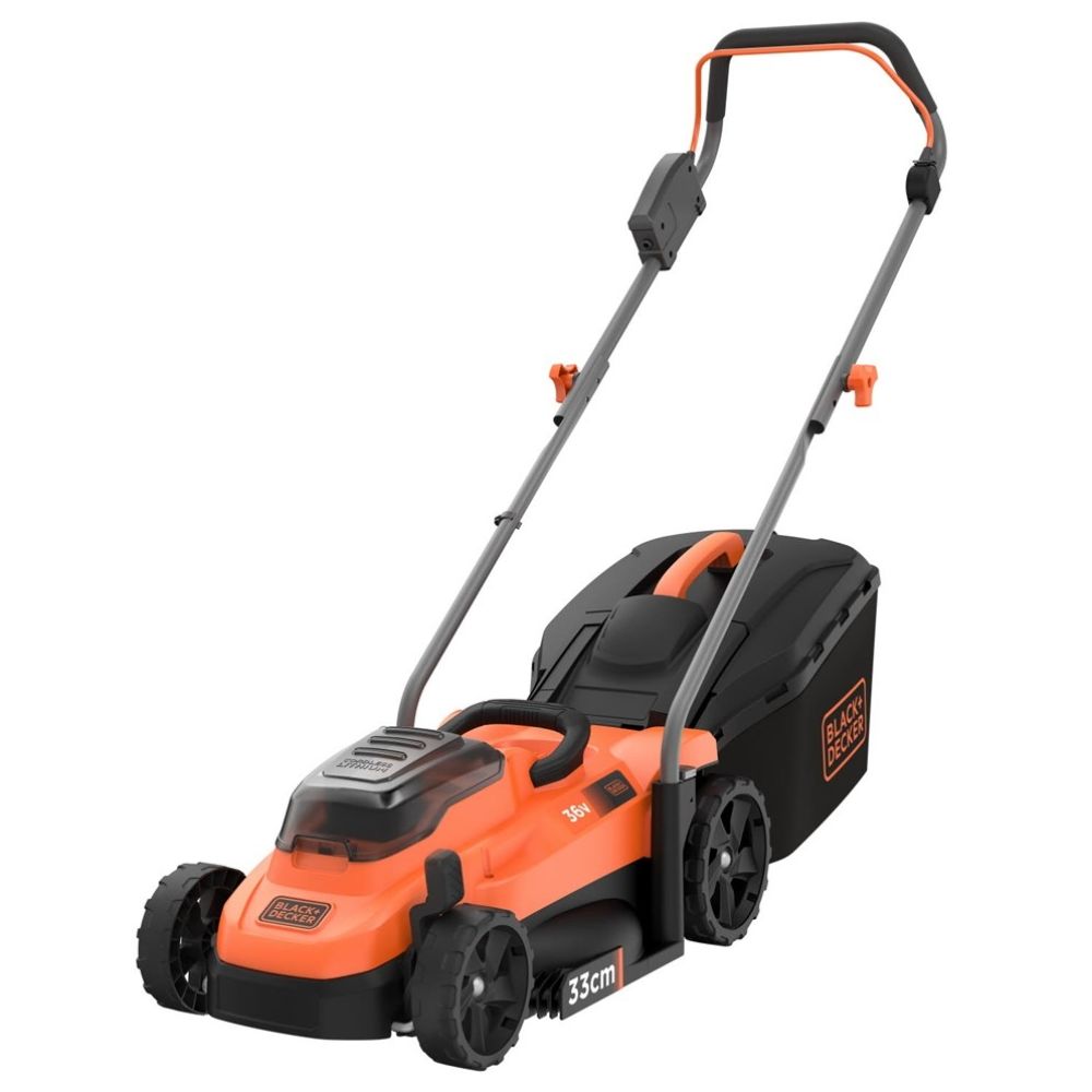 Аккумуляторная газонокосилка BLACK+DECKER, 36 В, 33 см, 35 л, без АКБ и ЗУ, BCMW3336N
