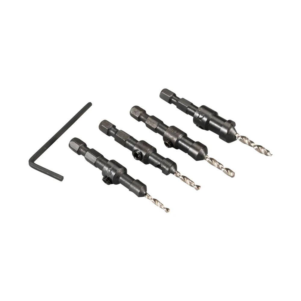 Набор сверл по дереву Makita с зенкерами, 6,810,12 мм, 4 шт. (D-73455)