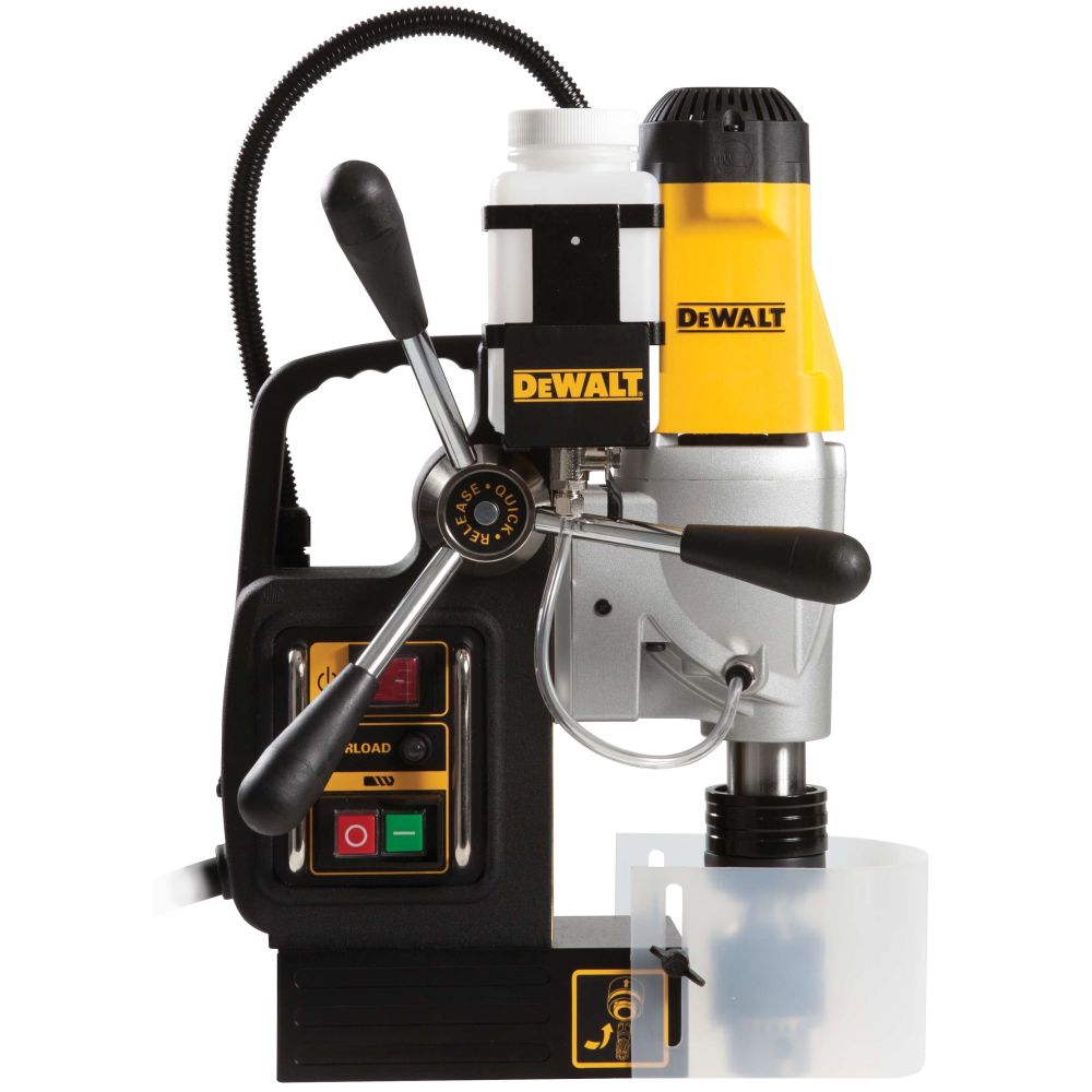 Сверлильный станок на магнитной подошве DEWALT DWE1622K, 1200 Вт, 450 об/мин, в кейсе (DWE1622K-QS)