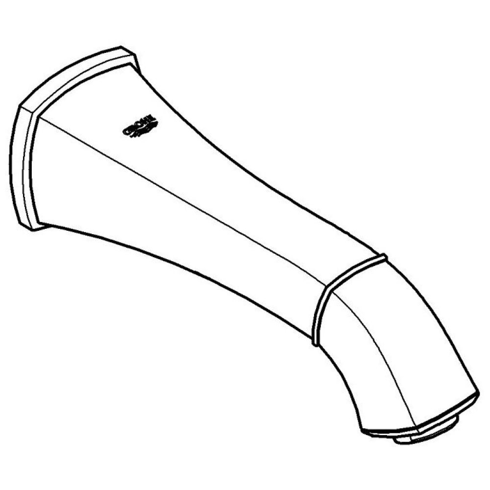 Излив для ванны GROHE Grandera, хром (13341000)