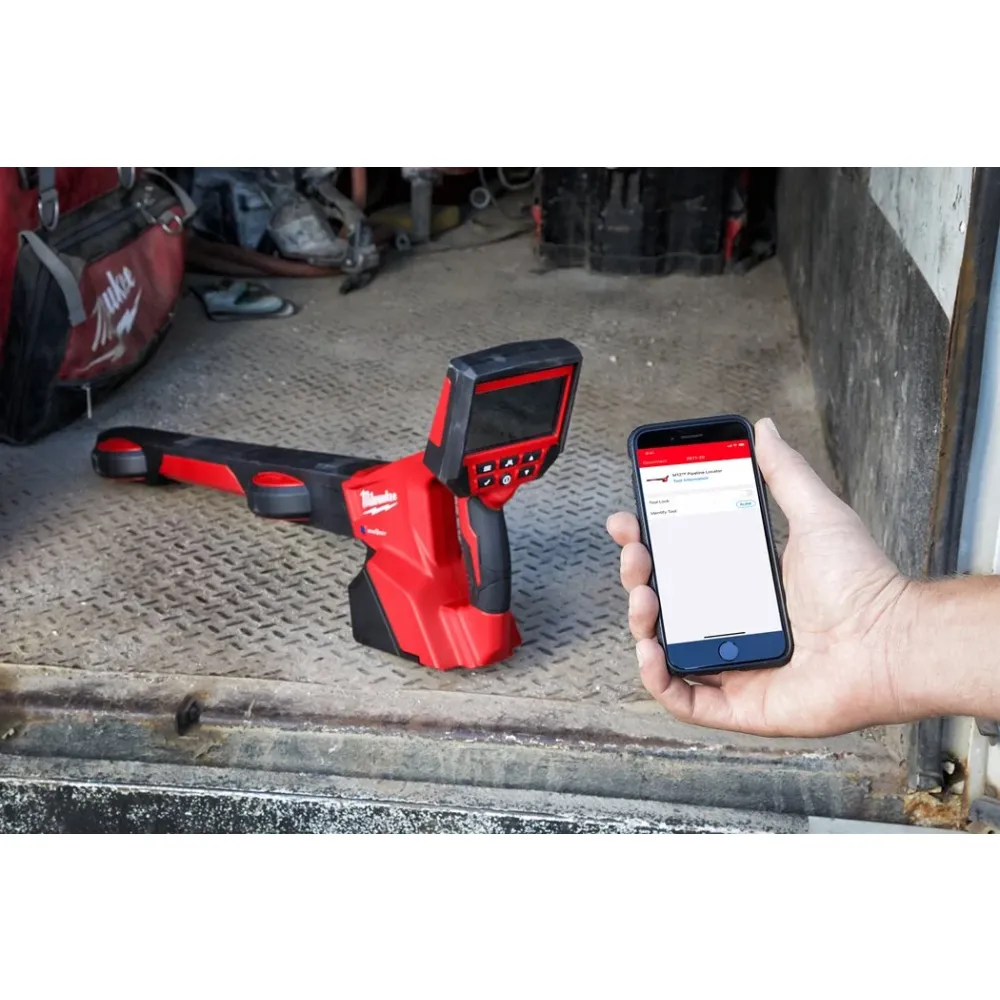 Аккумуляторный локатор Milwaukee M12 PL-201C, 12 В, c АКБ 2 Ач и ЗУ, в кейсе, 4933478615
