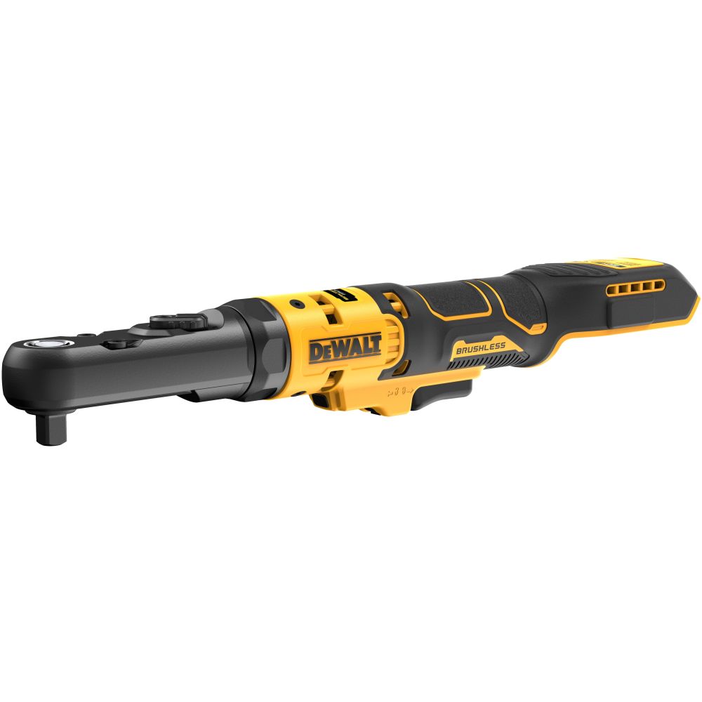 Аккумуляторный угловой гайковерт DEWALT DCF510E2G, с трещоткой, 18 В, 102 Нм, 300 об/мин, с 2 АКБ 1.7 Ач и ЗУ, в чехле (DCF510E2G-QW)