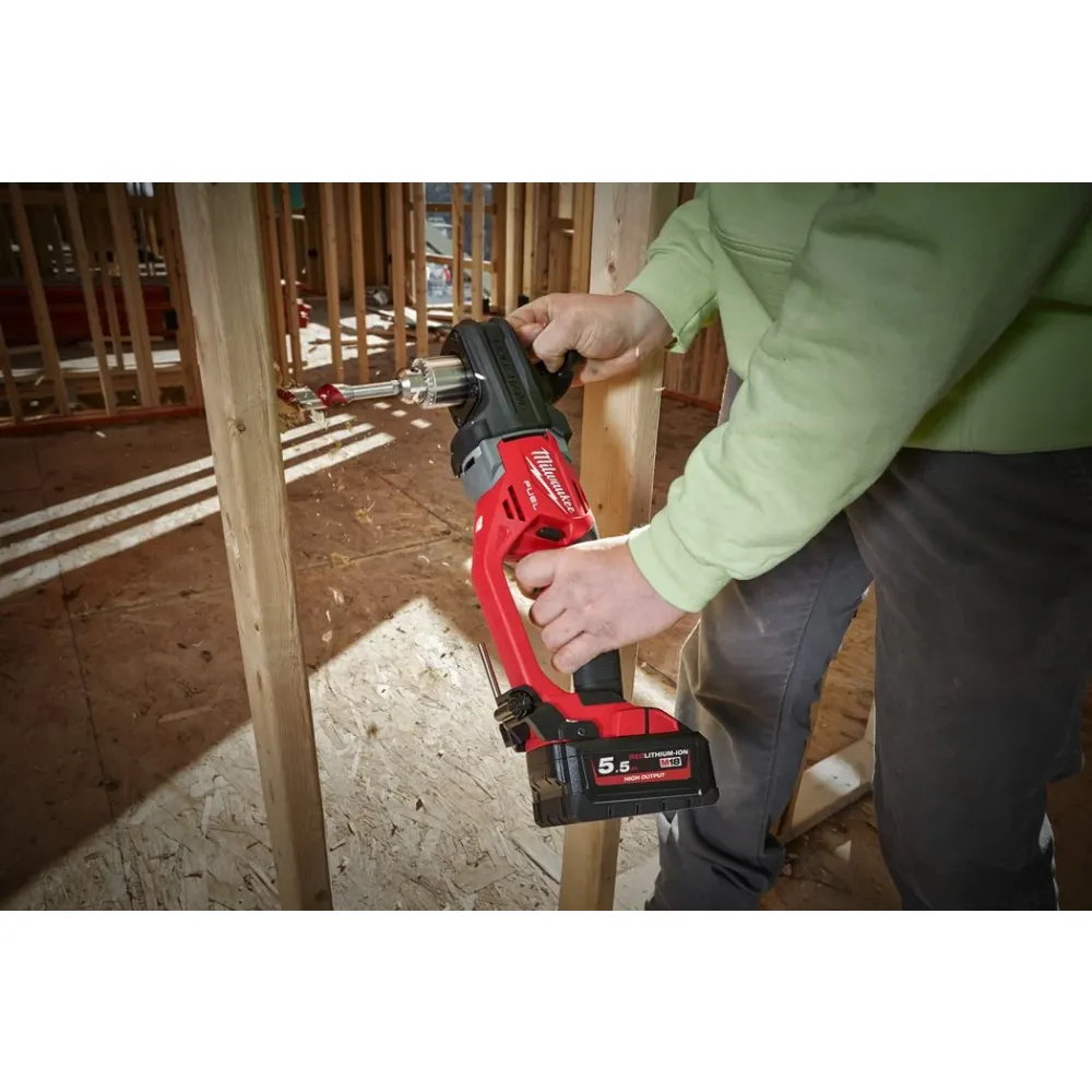 Аккумуляторная угловая дрель Milwaukee M18 CRAD2-0X 4933471641, 1500 об/мин, без АКБ и ЗУ, в кейсе