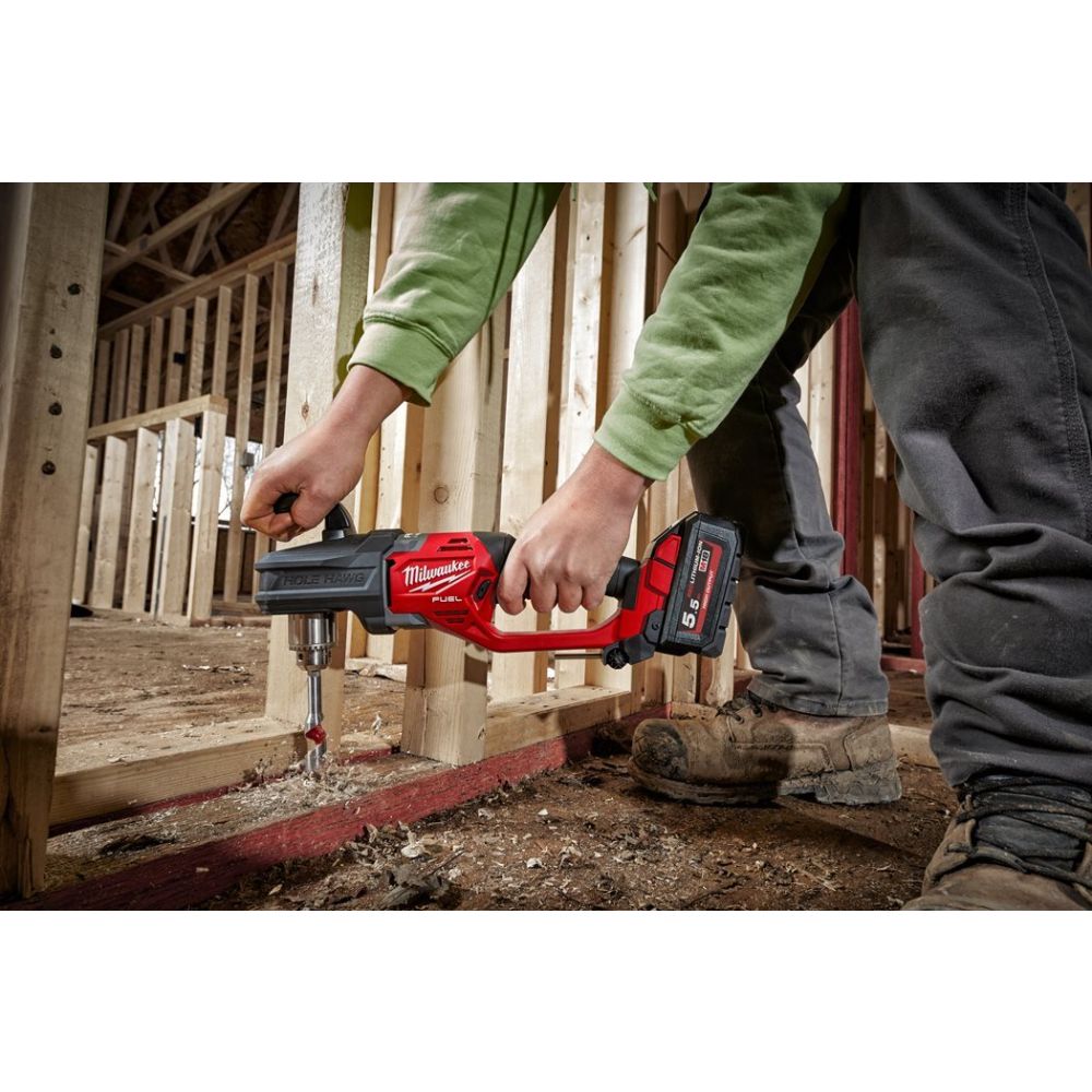 Аккумуляторная угловая дрель Milwaukee M18 CRAD2-0X 4933471641, 1500 об/мин, без АКБ и ЗУ, в кейсе