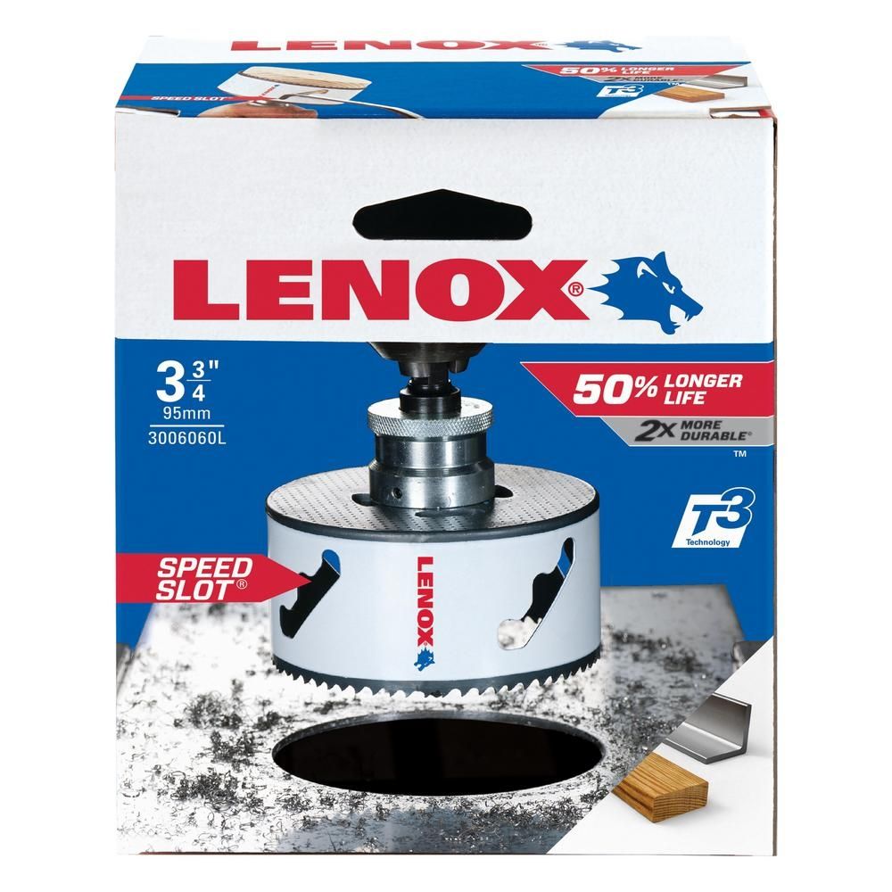 Коронка Lenox® Speed Slot® 3006060L, биметаллическая,  T3, 95мм