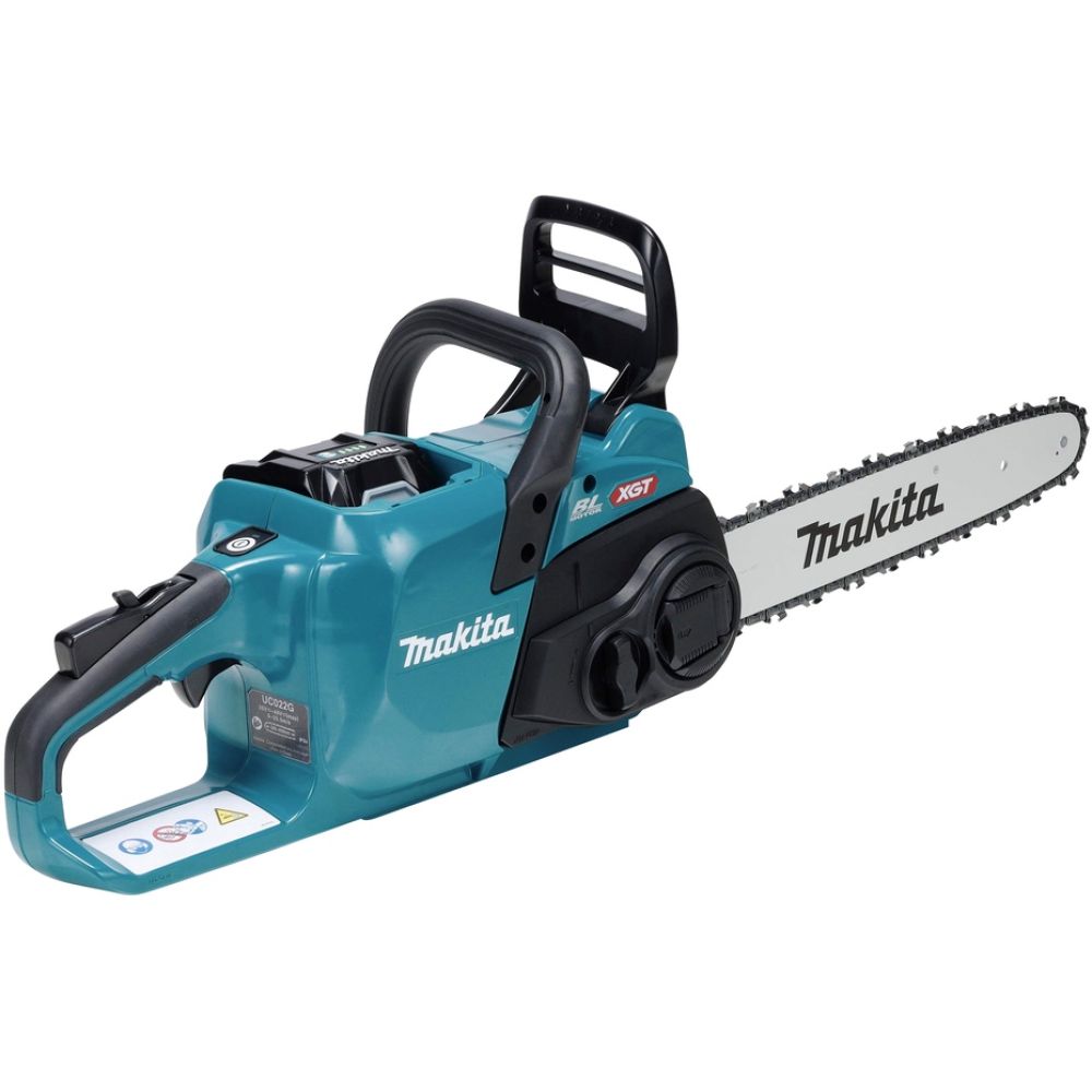 Аккумуляторная цепная пила Makita UC022GT101, 40 В, 35 см, 25.5 м/с, с АКБ 5 Ач и ЗУ