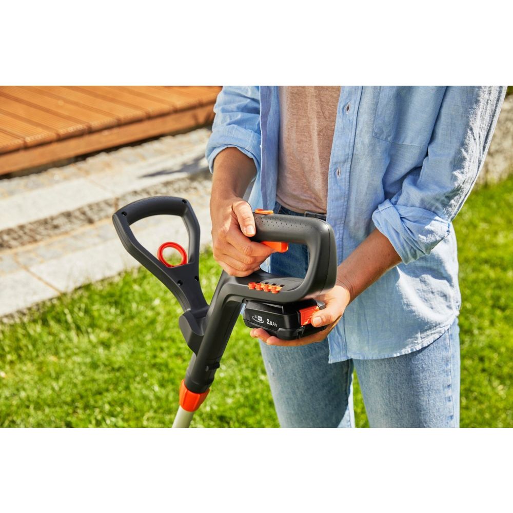 Аккумуляторный триммер Gardena EasyCut 23/18V P4A, 18 В, 9500 об/мин, с АКБ 2.5 Ач и ЗУ (14700-20.000.00)