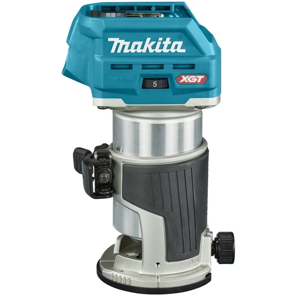 Аккумуляторный набор Makita, 40 В: угловая шлифмашина GA004 + фрезер RT001, с 2 АКБ 4 Ач и ЗУ, в 2 кейсах MakPac