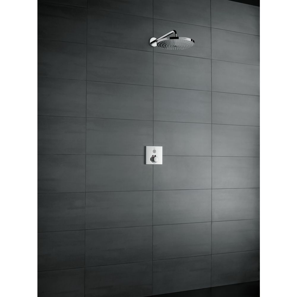 Верхний душ hansgrohe Raindance Select S 240 2jet с настенным кронштейном 26466000, хром