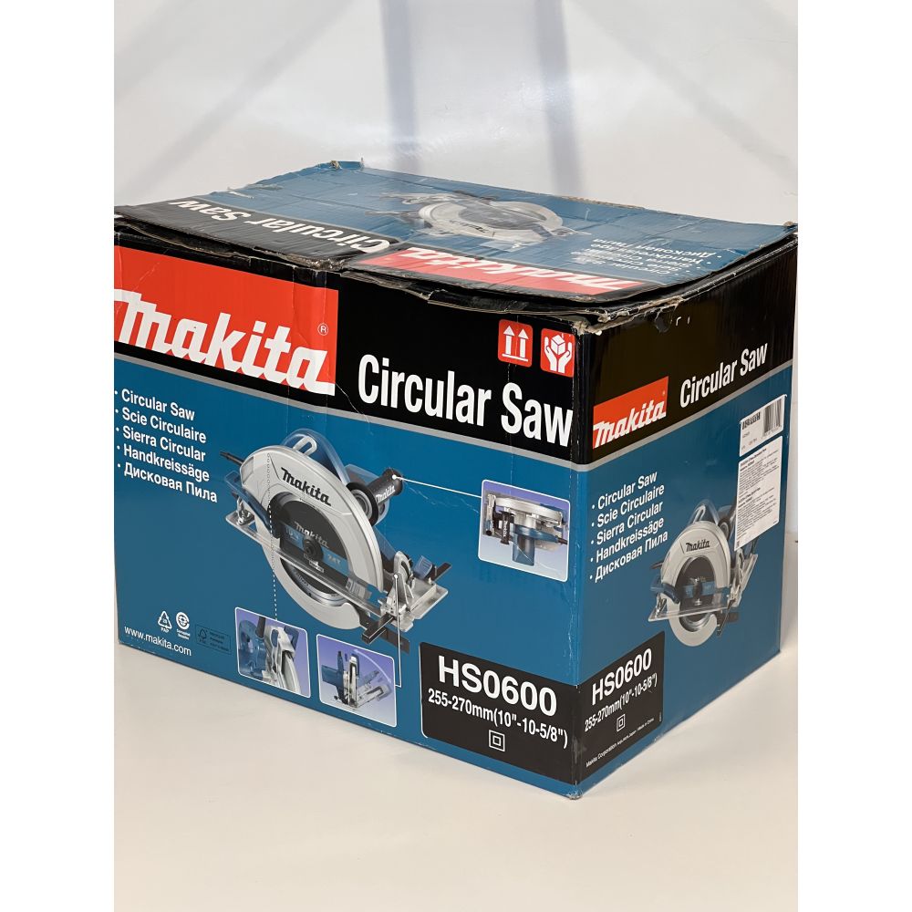 Дисковая пила Makita HS0600, 2000 Вт, 270 мм, 4300 об/мин, (УЦЕНЕННЫЙ ТОВАР) (HS0600/BU)