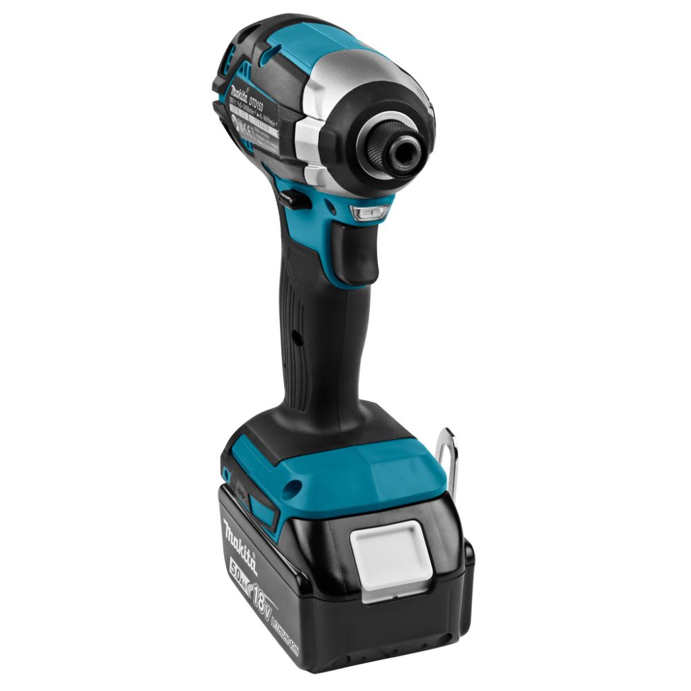 Аккумуляторный ударный шуруповерт Makita LXT, 18 В, 170 Нм, 3400 об/мин, 1/4", DTD153RT