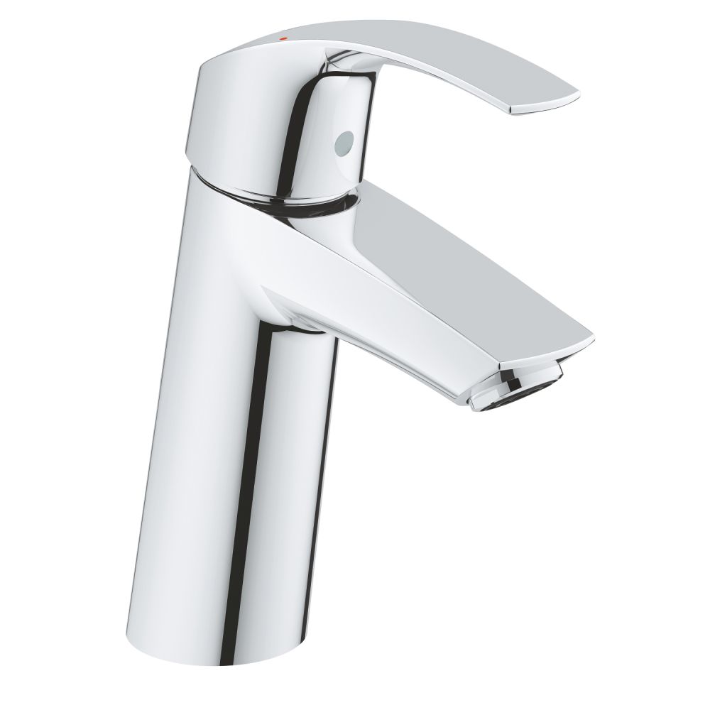 Смеситель для раковины GROHE Eurosmart с нажимным донным клапаном, M-Size, хром (23923002)