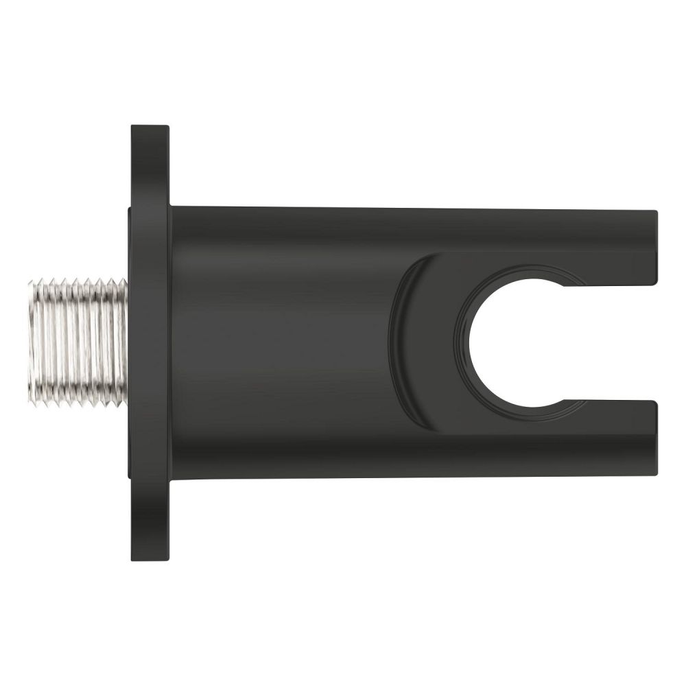 Подключение для душевого шланга GROHE Tempesta с держателем ручного душа, матовый черный (286282431)