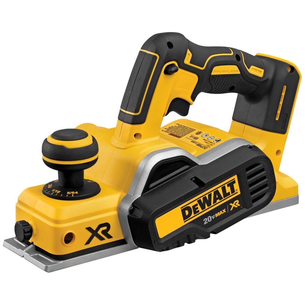 Аккумуляторный рубанок DEWALT DCP580B, 20 В, 15000 об/мин, 82 мм, без АКБ и ЗУ (DCP580B-XJ)