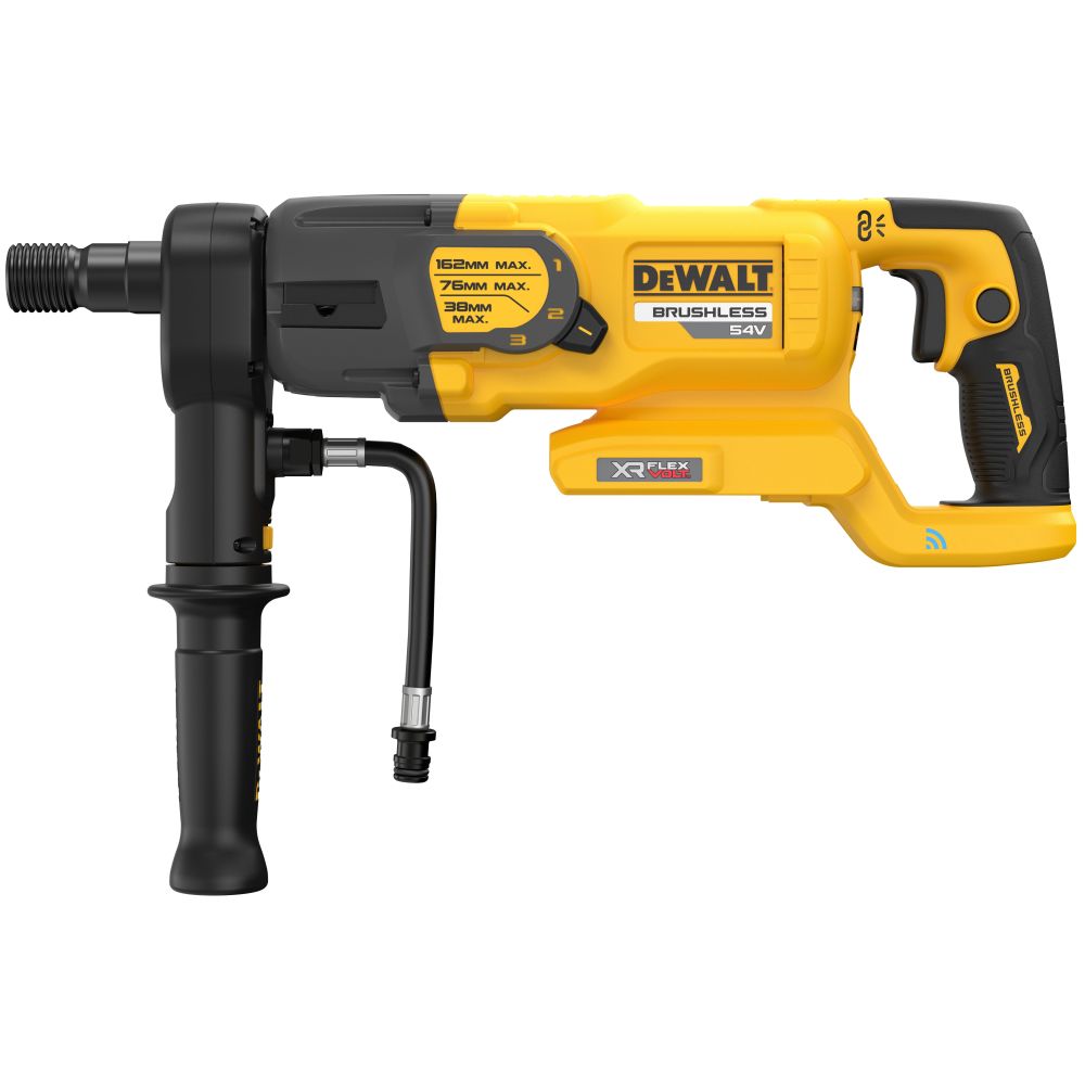 Аккумуляторная дрель алмазного сверления DEWALT DCD150X2, 54 В, 2500 об/мин, с 2 АКБ 3 Ач и ЗУ, в кейсе (DCD150X2-QW)