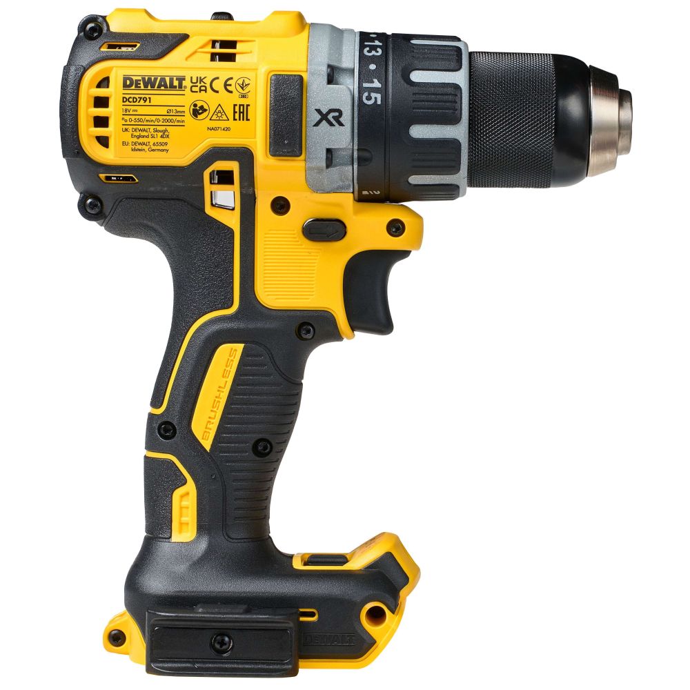 Аккумуляторный набор DEWALT DCK268P2T, 18 В: дрель-шуруповерт DCD791 + шуруповерт DCF887, с 2 АКБ 5 Ач и ЗУ, в кейсе TSTAK
