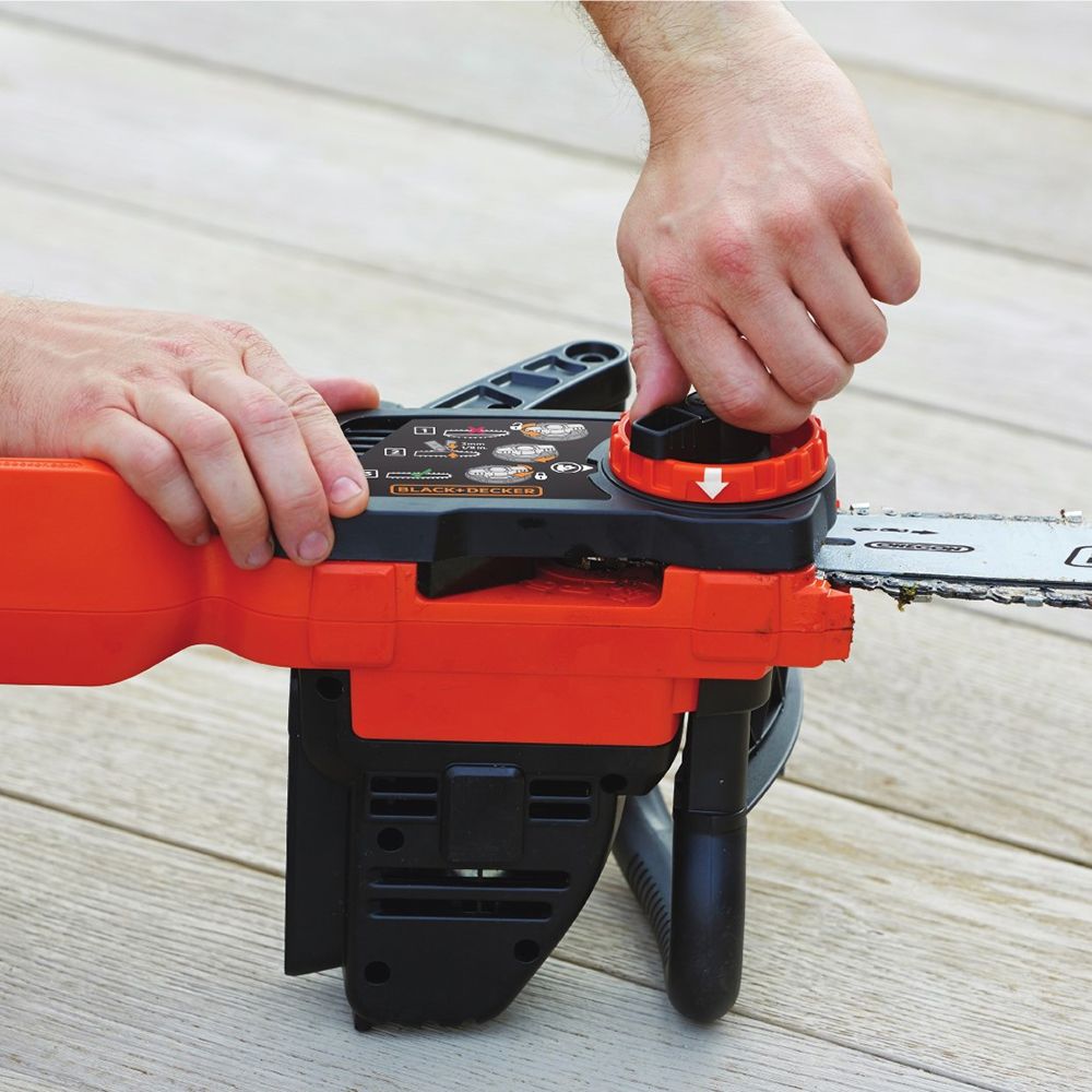 Аккумуляторная цепная пила BLACK+DECKER GKC1825LST, 25 см, 18 В, 2 Ач