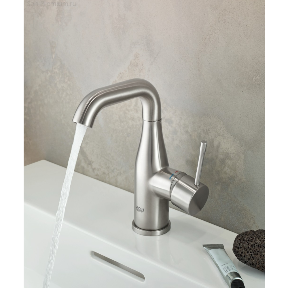 Смеситель для раковины GROHE Essence с донным клапаном, M-size, хром (23798001)