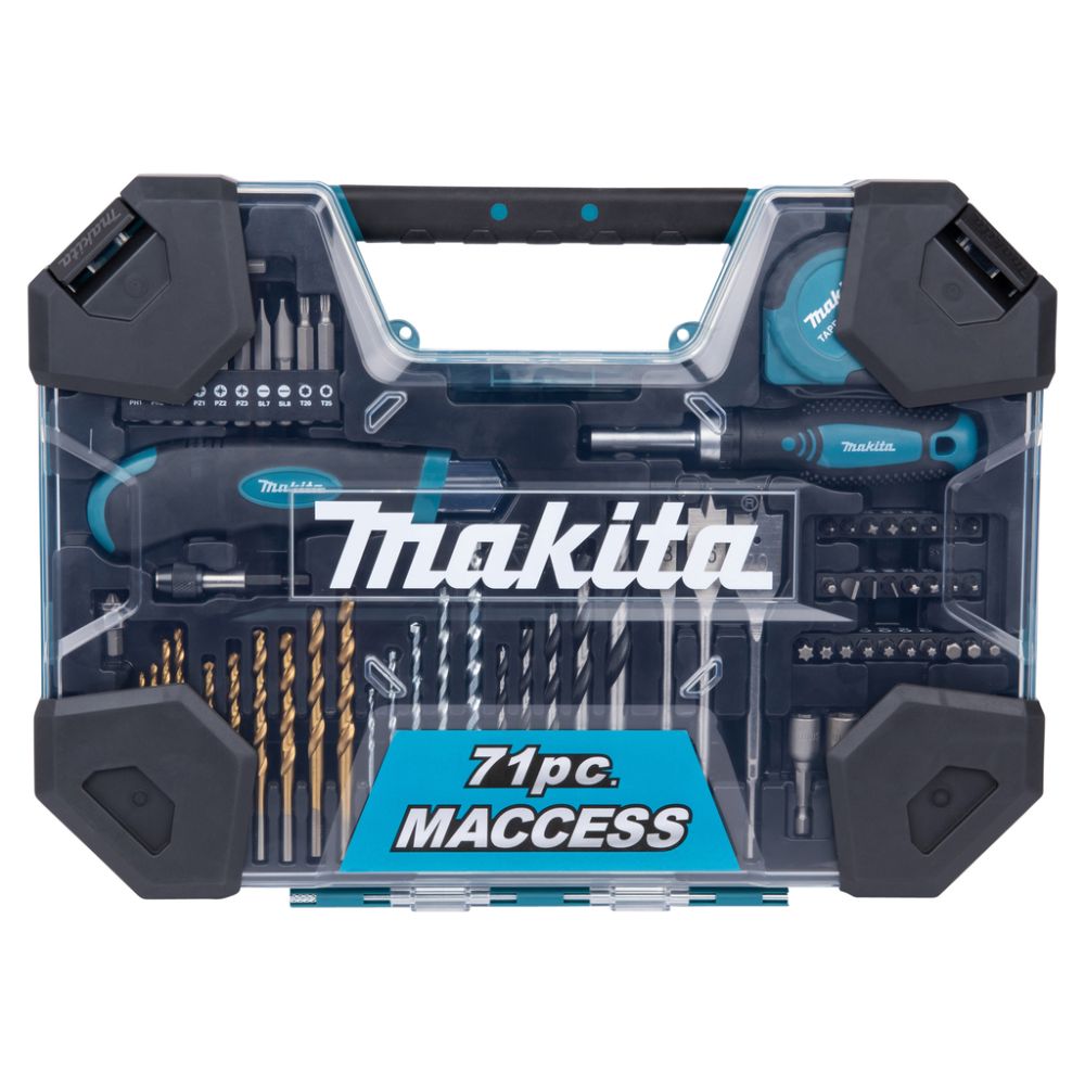 Комплект из 3 наборов ручного инструмента и оснастки Makita MACCESS E-22589, 3х71 шт., в кейсe, (E-22589-3)