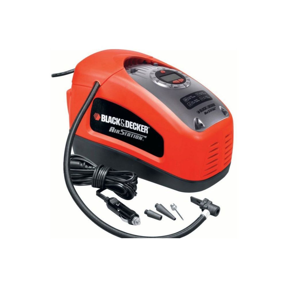 Автомобильный компрессор BLACK+DECKER, 12/220 В, 11 бар, ASI300