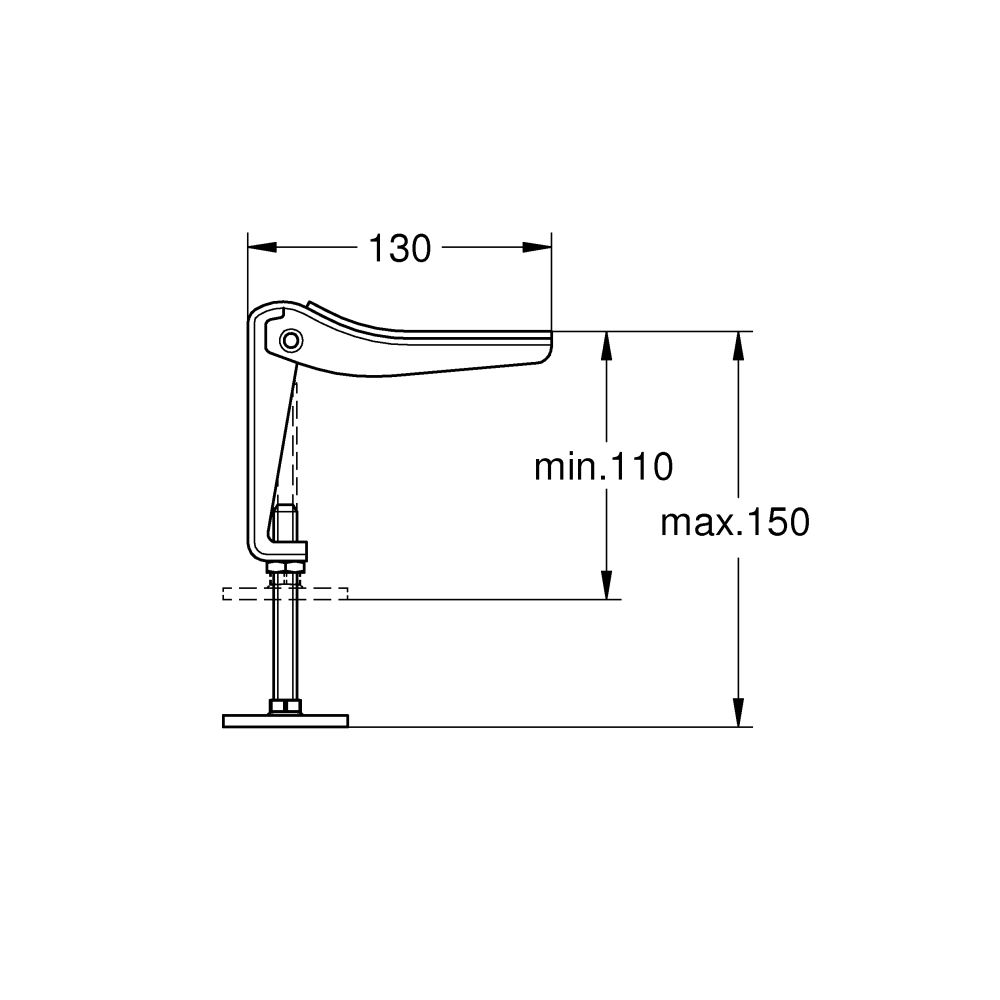 Ножки для встраиваемых ванн GROHE, (49115000)