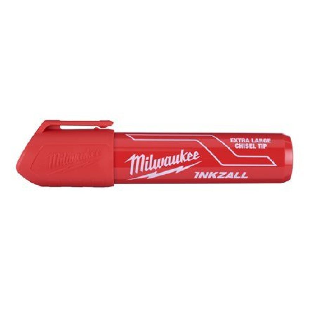 Маркер Milwaukee Inkzall для стройплощадки, супер-большой, красный 4932471560