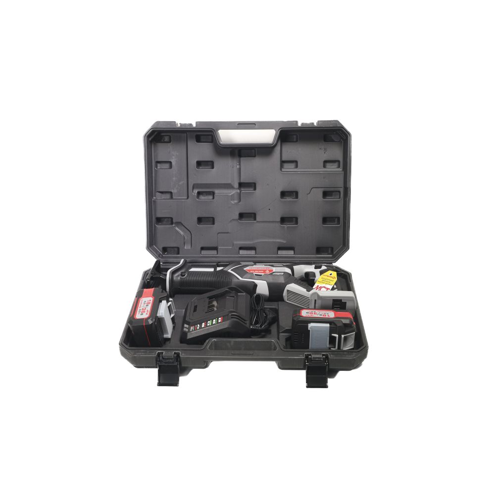 Аккумуляторная сабельная пила ИНТЕРСКОЛ НПА-200/36ВЭ, 36 В, 3000 ход/мин, 26 мм, с 2 АКБ 2 Ач и ЗУ, в кейсе (818.2.2.70)